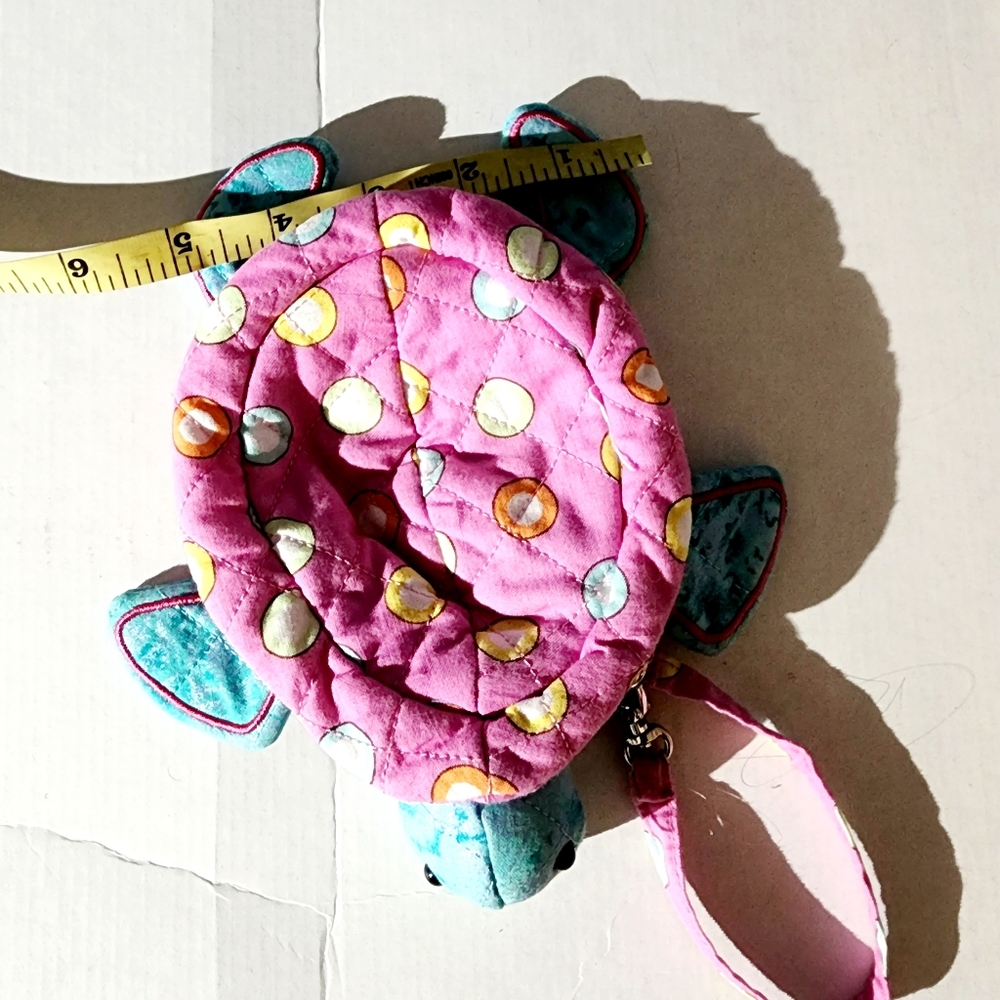 Colorful Seaturtle wristlet pouch - Picture 9 of 9